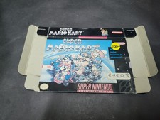 Super Mario Cart Snes Box Only Super Nintendo Entertainment No Game