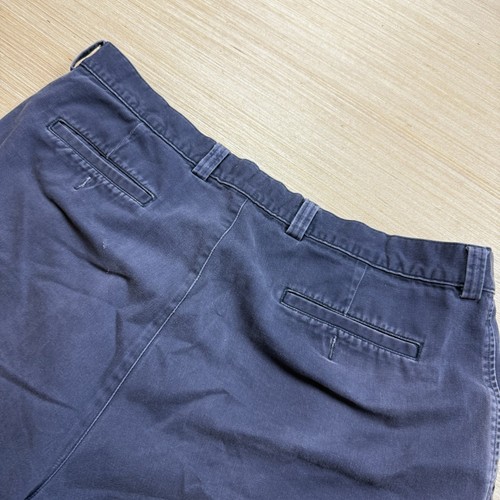 Vintage Gap 90s Faded Shorts Navy Chinos Pleated Men’s 40 Ivy Trad Preppy - Picture 5 of 11