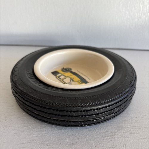Vintage Rolls-Royce ashtray with Dunlop tire - Picture 3 of 6