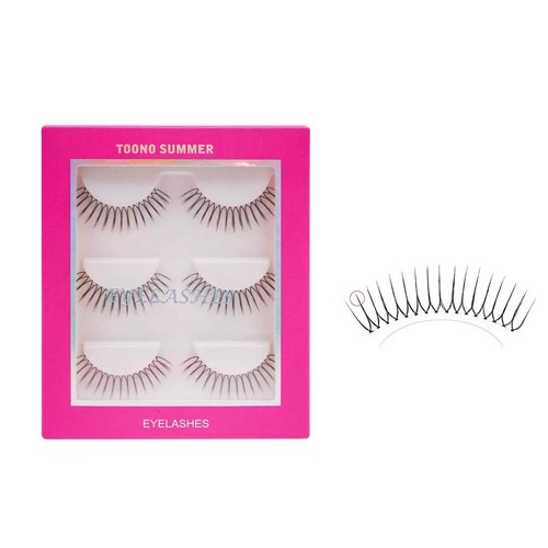 Natural U-Shaped Fake Eyelashes Plastic Stem Sharp Black Stem Artificial Lashes - Bild 14 von 15