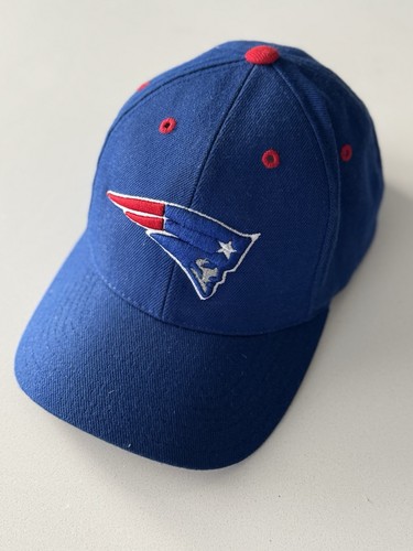 Vintage New England Patriots Logo Athletic Snapback Hat Cap Adjustable Blue NFL - Picture 2 of 8