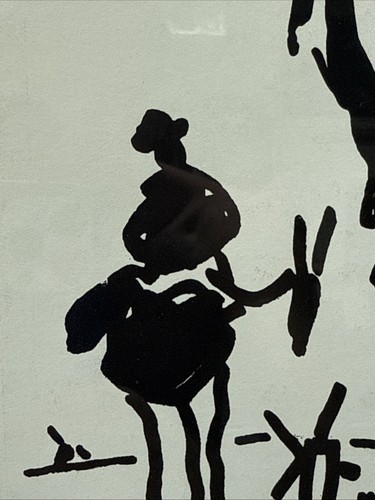 PABLO PICASSO Don Quixote FRAMED Limited Edition Signed LITHOGRAPH Print 13x16” - Picture 5 of 24