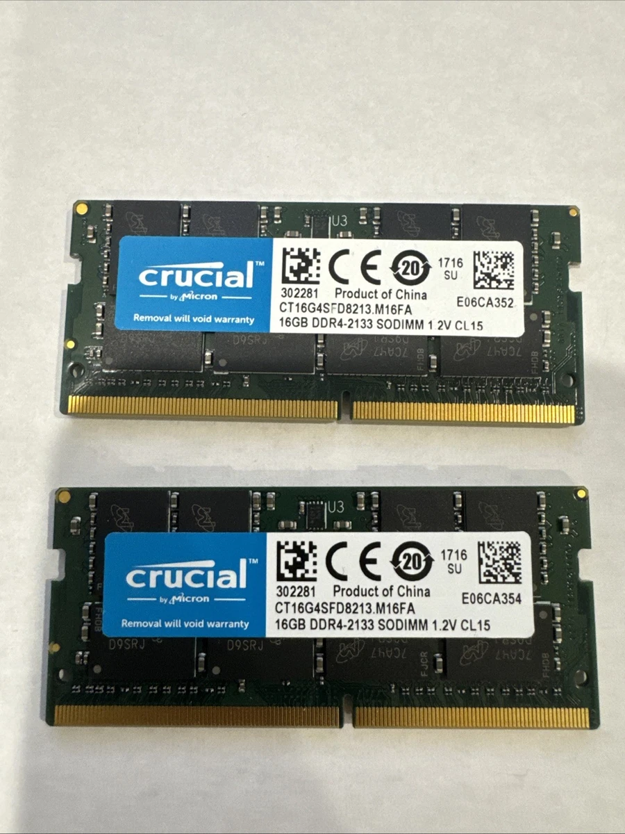Crucial DDR4 SDRAM 32 GB Total Capacity Memory (RAM) for sale - eBay