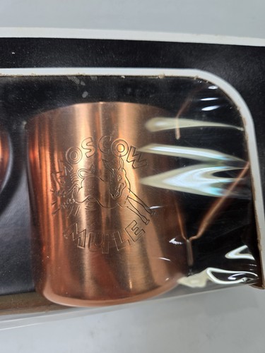 Nos Vintage Cock N Bull Kupfer Moscow Mule Tassen Neu im Karton - Bild 3 von 9
