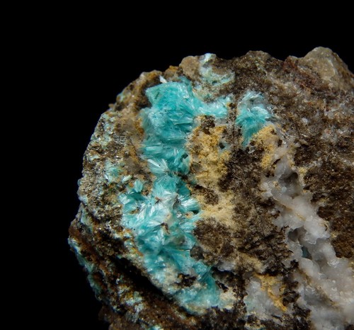 AURICHALCITE nice blue crystals --- GREECE Attica LAVRION Kamariza Mines /pl774 - Picture 10 of 10