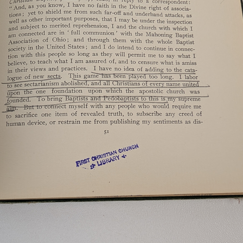 1904 The Early Relation And Separation Of Baptists And Disciples by E. Gates - Picture 17 of 22