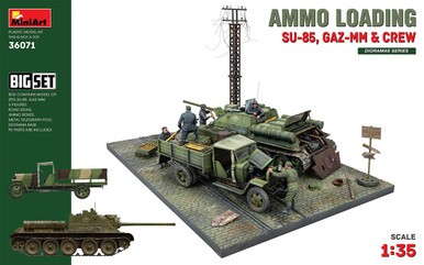 Miniart 36071 1/35 Ammo Loading (SU-85.GAZ-MM&Crew) Big Set Plastic