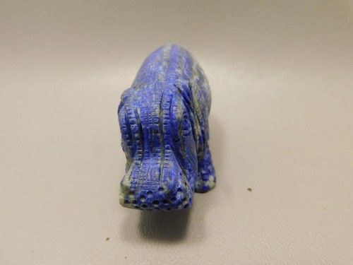 Nilpferd Figur Lapislazuli 3 cm Tierschnitzerei #O2 - Bild 9 von 11