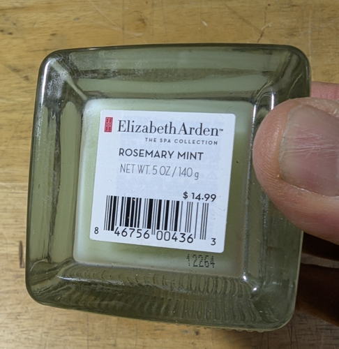 Vela de 5 onzas de romero como nueva Elizabeth Arden The Spa Collection nueva, sin encender - Imagen 5 de 10