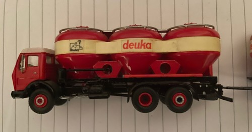 KIBRI 1/87 Mercedes Benz NG SILO TRAILER. In The DEUKA Livery - Picture 2 of 14