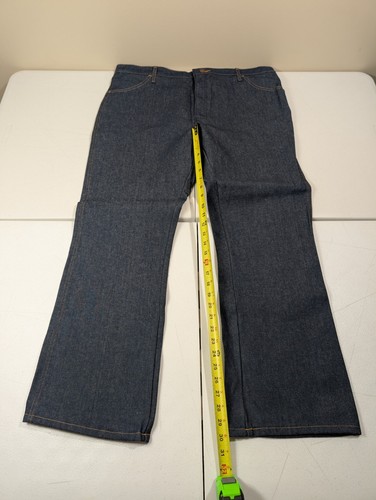 Rustler by Wrangler Bootcut Jeans Mens 42x30 Blue Heavyweight Denim USA NWT NEW - Picture 8 of 15