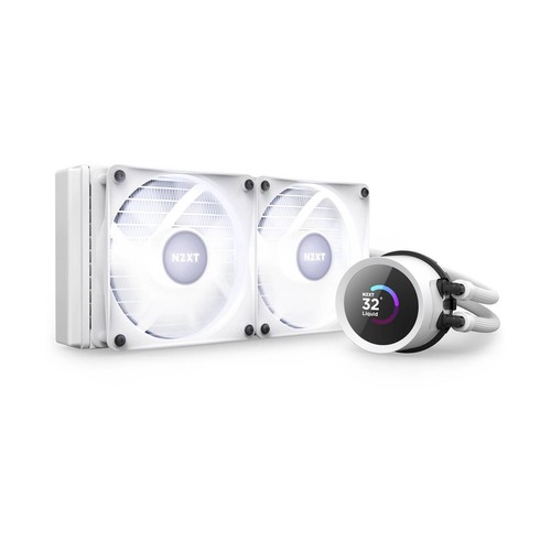 RGB CPU Liquid Cooler - LCD Display - 2 x F120RGB Core Fans Radiator AM5 Compat - Picture 2 of 9