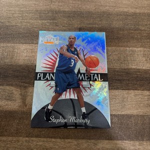 1997-98 Metal Universe Planet Metal Stephon Marbury #5PM Minnesota Timberwolves