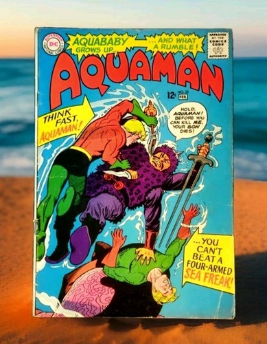 Aquaman 25, 23 Revolt Of Aqualad & 1st Appearance Aquababy DC Comic Aquaboy