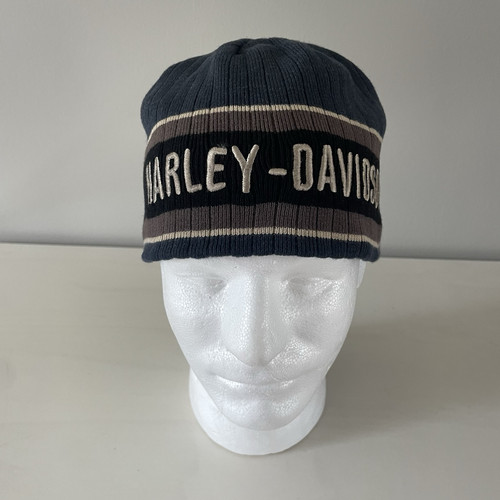 Vintage Harley-Davidson Men's Beanie Cap One Size Fits All - Picture 3 of 16
