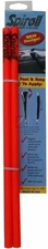 Spiroll Chafe Guards - Pair, Orange 15.75" (Fits up to a 5/8" Line)