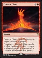 Crater's Claws -Foil Medium Play MTG Khans of Tarkir