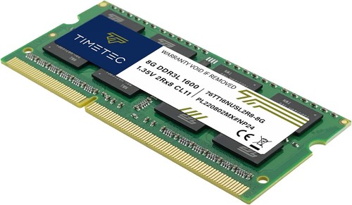 8Gb Ddr3l Laptop Ram 1600Mhz Dual Rank Unbuffered Green Memory Module - Picture 9 of 9