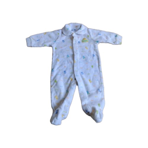 Carters Vintage Frottee Tiere mit Füßen Schlaf & Spiel Babys 3/6 m Ente Affe Frosch - Bild 1 von 11