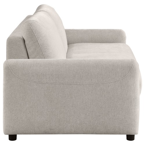 Coaster Rylie Fabric Upholstered Sofa Sleeper with Queen Mattress in Beige - Picture 9 of 12