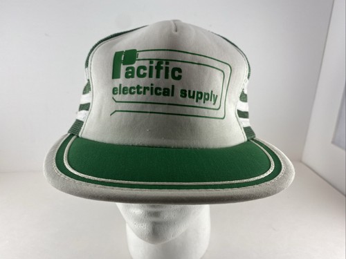 De colección Youngan 3 Rayas Snapback Camionero Sombrero Gorra Malla Pacific Electrical Supply - Imagen 6 de 10