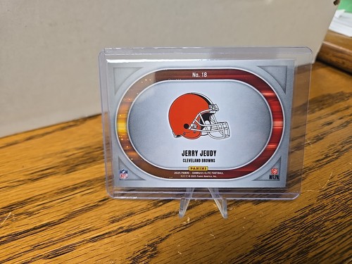 2025 Donruss Elite Football Full Throttle #18 Jerry Jeudy Green - Picture 2 of 2