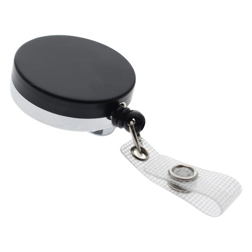 100 Heavy Duty Metal Retractable Badge Reels w/ Nylon Cable Cord Specialist ID - Picture 3 of 5