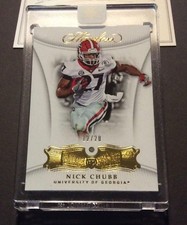 2018 Flawless Gold Diamond NICK CHUBB Encased # 12/20 Browns RC