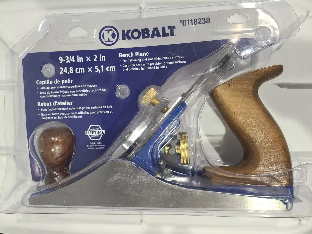 Kobalt 9.75 in Bench Plane Adjustable Wood Plane 2