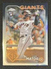 2024 Topps Chrome Refractor  LUIS MATOS RC  Rookie Card #270 SF Giants
