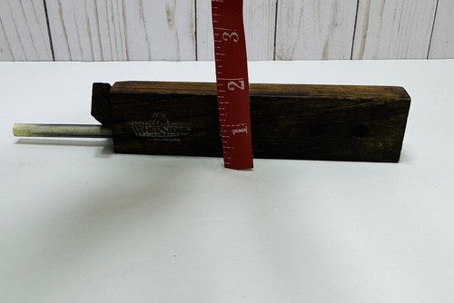 Vintage Wood Frontier Arkansas Whetstone Sharpening Stone Set W/ 1 Crock Stick - Picture 11 of 11