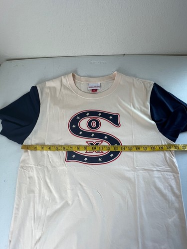 MITCHELL & NESS Men’s Chicago White Sox Shirt Size Large ( NWOT ) - 第 6/8 張圖片