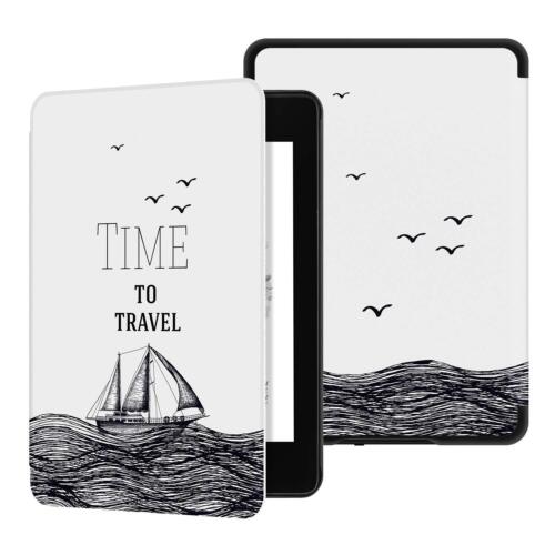 Funda inteligente de cuero con soporte abatible para Amazon Kindle 11ª generación 2022 2024 - Imagen 17 de 48