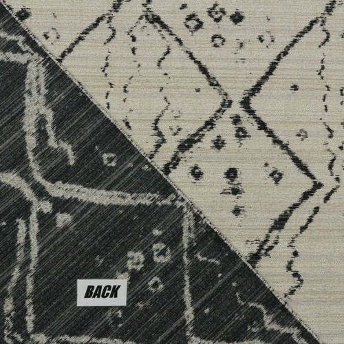 NATE BERKUS KRAVET GLOBE TROT NERO BLACK GEOMETRIC FURNITURE FABRIC BTY 56"W - Picture 6 of 6