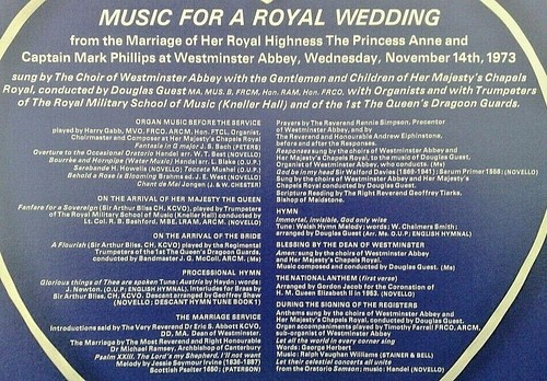 1973 " MUSIC FOR A ROYAL WEDDING " SUPERB LIVE UK RARE NMINT ORIG + INSERT - Picture 12 of 12