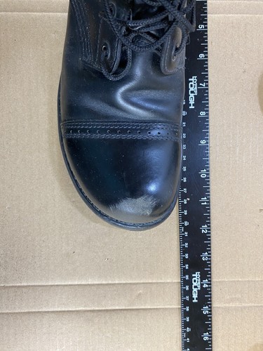 Vintage 50s Corcoran Black Leather Paratrooper Jump Combat Boots USA Made Men 11 - Picture 9 of 9