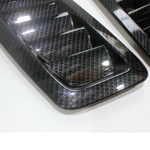 Front Bonnet Vent Hood Vent For Ford FOCUS RS MK2 Style Transfer Carbon Print - Picture 4 of 6
