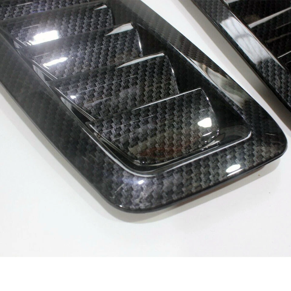 Front Bonnet Vent Hood Vent For Ford FOCUS RS MK2 Style Transfer Carbon Print Foto 4 de 4