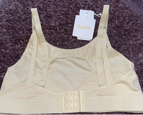 2 Stück Lupantte Hands Free Pumping BHs Schwarz & Beige Größe L Neu Mit Etikett! - Bild 15 von 15