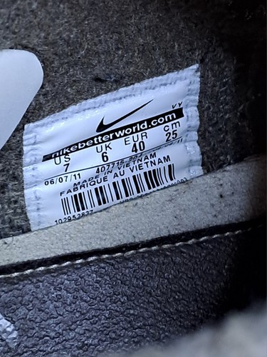 Nike 6.0 2011 Brazen Brown Suede Leather Skateboard / Walking Trainers UK Size 6 - Picture 2 of 16