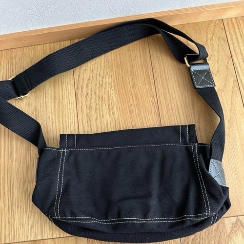 NEW Vivienne Westwood Edgewear Shoulder Bag Canvas Denim Black Dust Bag Included - Picture 6 of 7