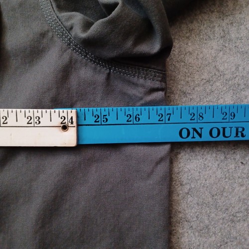 LL Bean Shirt Men XL Gray Shacket Button Up Traditional Fit Plaid Lined Y2K - Picture 5 of 17