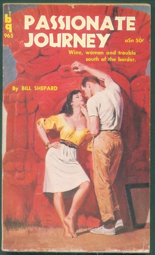 3 1950s-1960s SLEAZY NOVELS - GGA COVERS - PASSIONATE JOURNEY - SHACK BABY