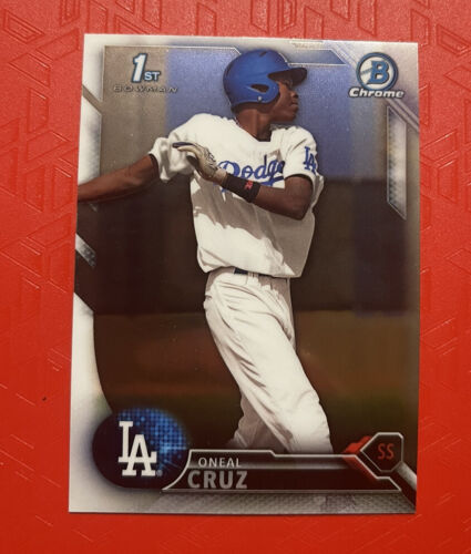 2016 Oneal Oneil Cruz 1st Bowman Chrome Draft #BCP204 RC Pirates Freshđ„đđ„