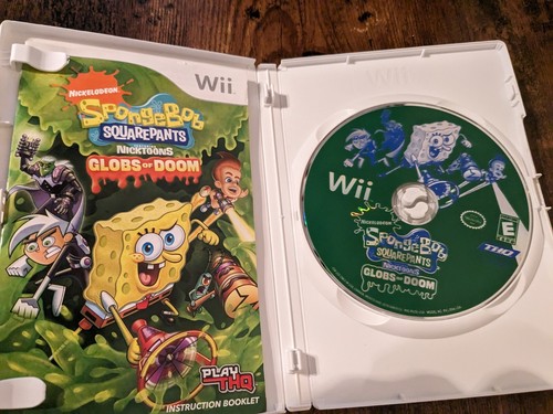 Bob Esponja Pantalones Cuadrados con NickToons: Globs of Doom - Nintendo Wii Completo - Imagen 3 de 4