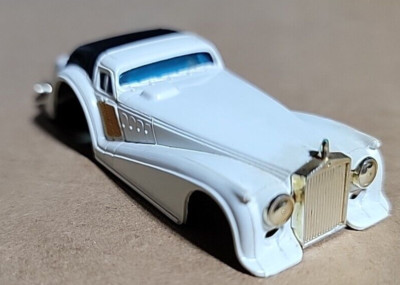RARE Aurora AFX Roarin' Rolls Royce Golden Ghost White #1781