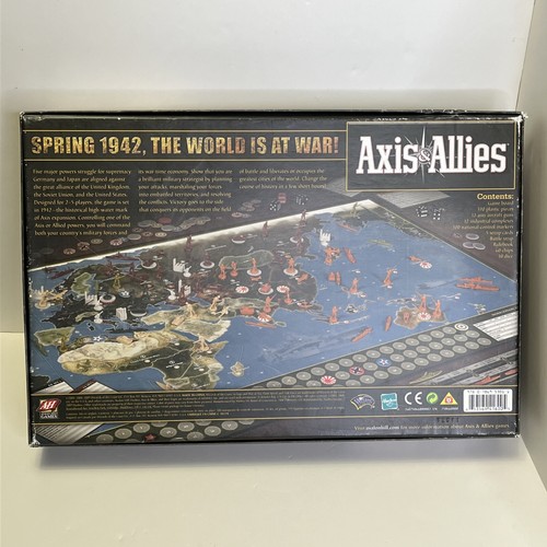 Axis & Allies Spring 1942 WWII Strategy Board Game Avalon Hill 2009 complete - Picture 2 of 7