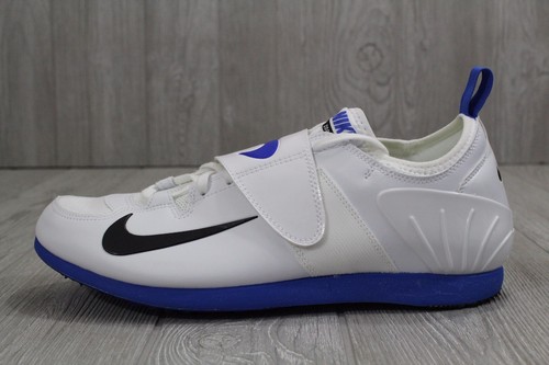 Nike Zoom PV II Vault Spikes Shoes White Blue 317404-100 Sz 5, 8.5, 13 | eBay