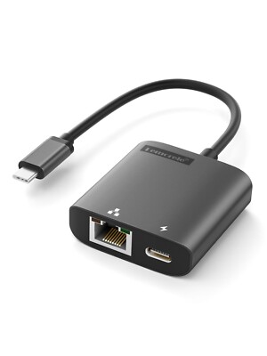 Lemorele UsB 3.0/Type-C to Gigabit RJ45 Ethernet LAN port + PD 60W Fast charging