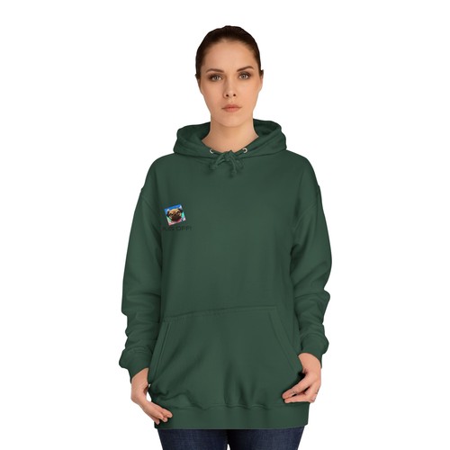 Copy of Pug off Unisex College Hoodie dog puppy pet animal lover owner gift - Picture 21 of 33